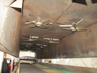 Ventilátory rozhánějící dusík v mrazicím tunelu (2013-10-17)